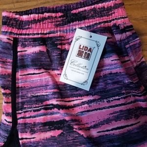 Lida Women Leggings Pink and Purple NWT